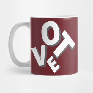 vote american election retro funny design Mug